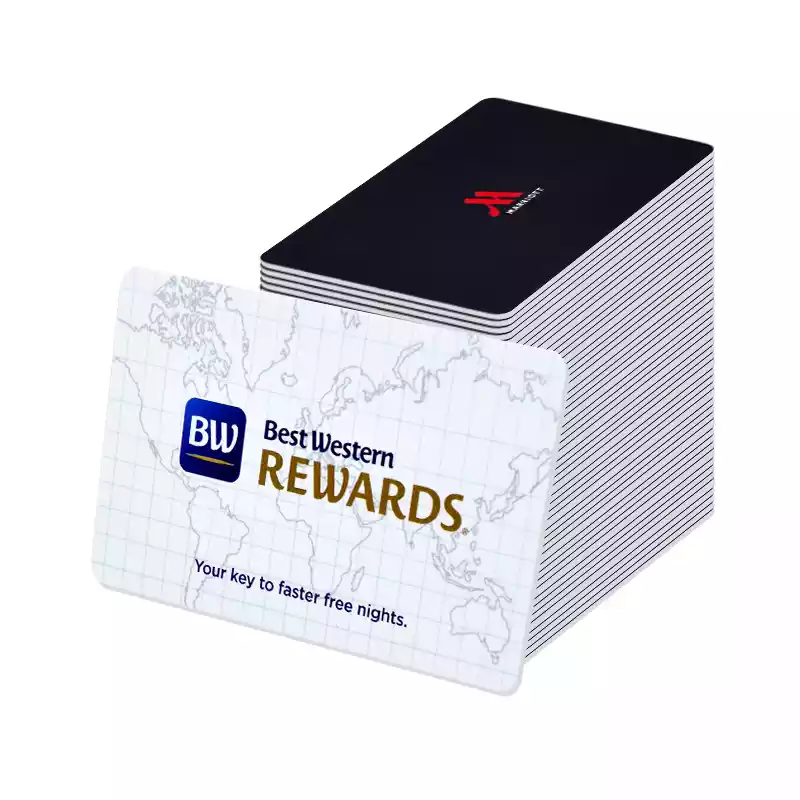 Customized RFID Hotel Card 13.56MHz PVC Key Cards Supplier