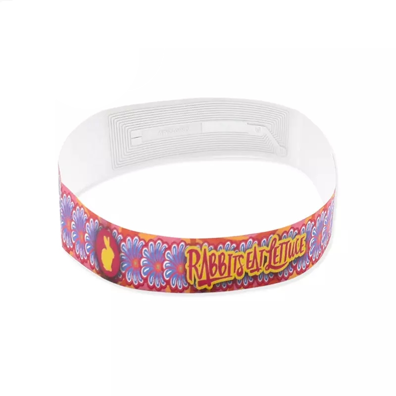 Printable Tyvek RFID Paper Wristband Event Wristbands